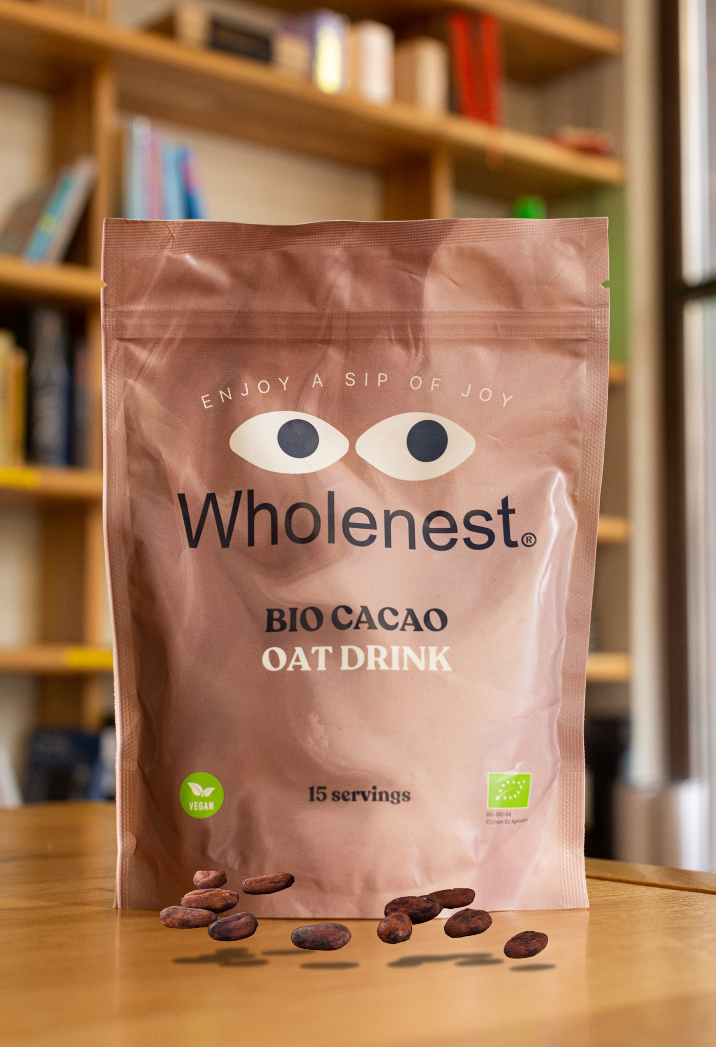Băutură organică din ovăz cu cacao