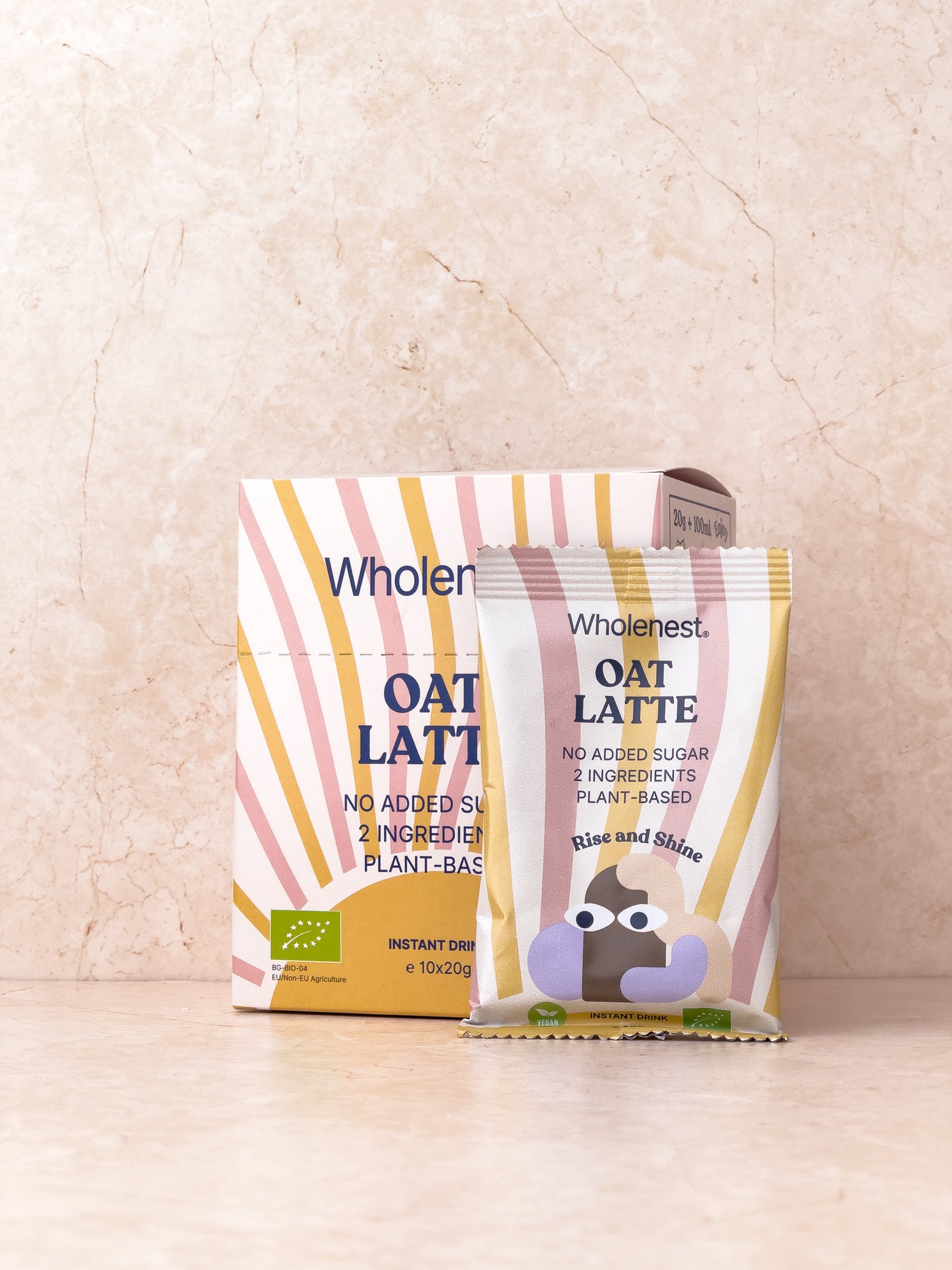 Băutură organică din ovăz - Oat Latte - cutie cu 10 plicuri